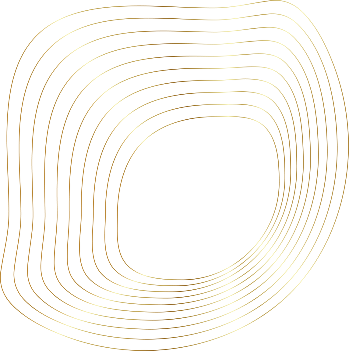 Gold liquid geometric shapes. Graphic elements